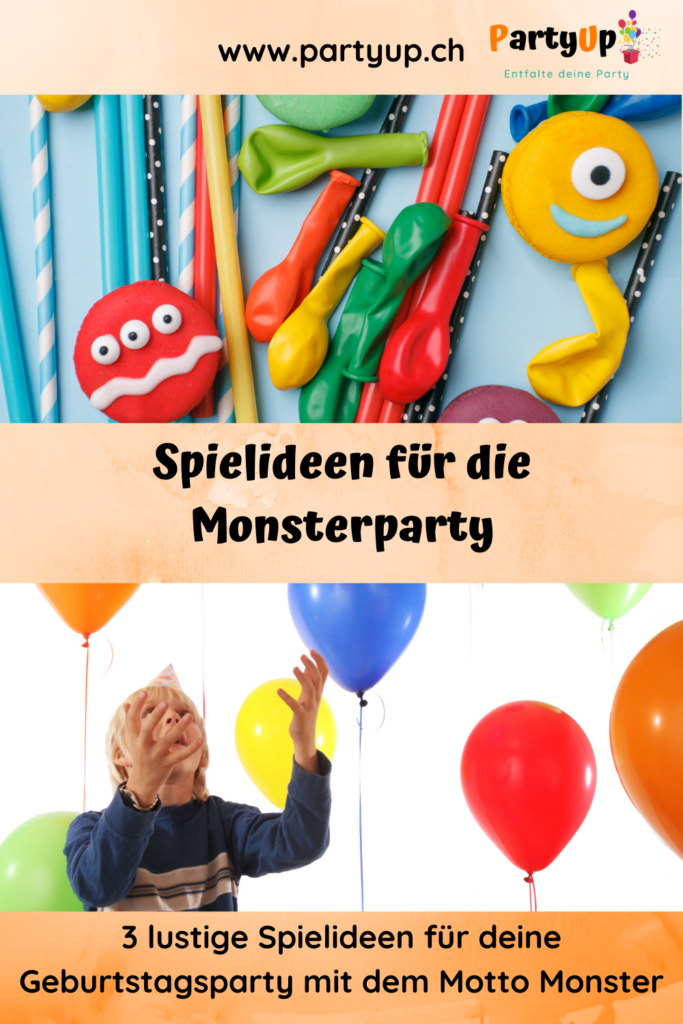 Spielideen für die Monsterparty / die Kinderparty / Geburtstag mit dem Motto Monster