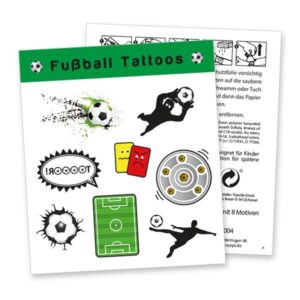 Mitgebsel Fussball Tattoos
