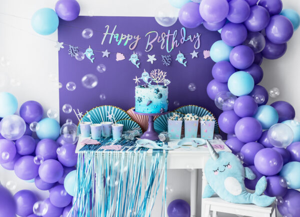 Luftballon Lavendel Pastell