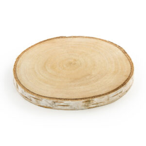 Baumscheibe 10 - 12 cm aus Holz Tischdeko Geburtstag