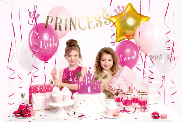 Girlande "Princess" Hänge Deko für den Prinzessin Geburtstag