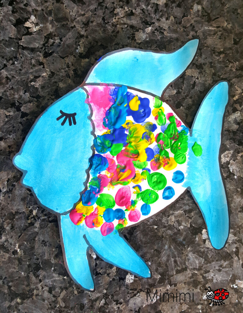 Fische basteln für die Sommerparty / den Kindergeburtstag zum Motto Unterwasser