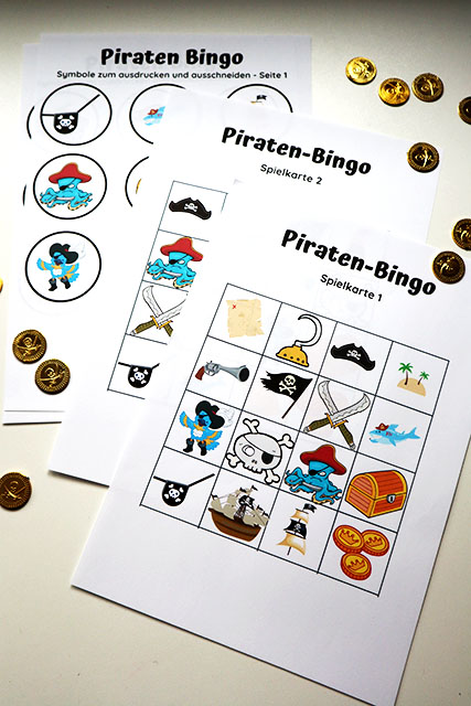 Piraten Bingo Spielidee für die Piratenparty