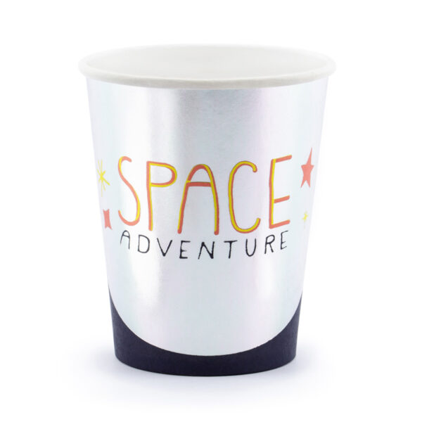 Becher "Space Adventure" für den Kindergeburtstag zum Motto Weltraum