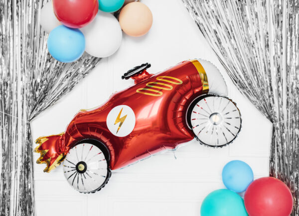 Auto Motiv Folienballon für den Kindergeburtstag
