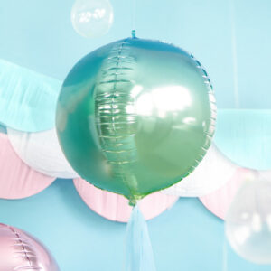 Folienballon ombriert blau / grün 35cm