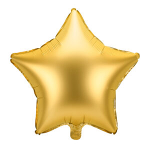 Folienballon Stern gold 48cm