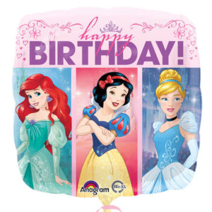 Folienballon Disney Prinzessinnen quadratisch