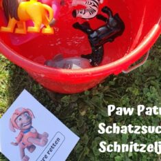 Paw Patrol Schatzsuche / Schnitzeljagd Titelbild Beitrag