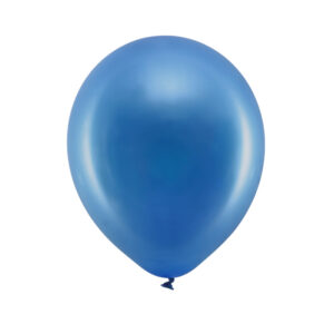 Luftballon blau metallic 23cm