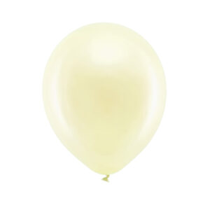 Luftballon cremeweiss metallic 23cm