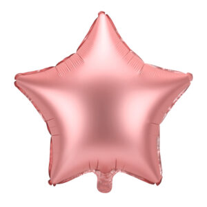 Folienballon Stern rosegold 48cm