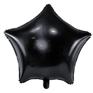 Folienballon Stern schwarz 48cm