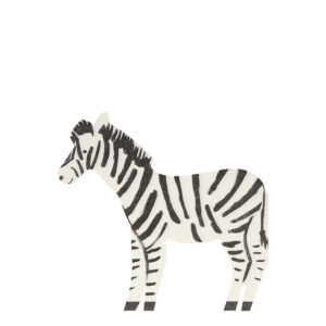 Serviette Meri Meri Safari Zebra 35cm