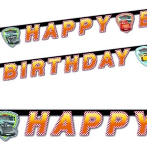 Girlande Cars Happy Birthday 2m