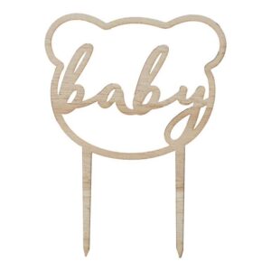 Kuchentopper Baby Shower Teddybär "Baby"