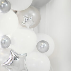 Luftballon Silber Glossy 12cm