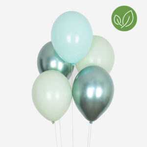 Luftballon Set Glossy Grün-Töne