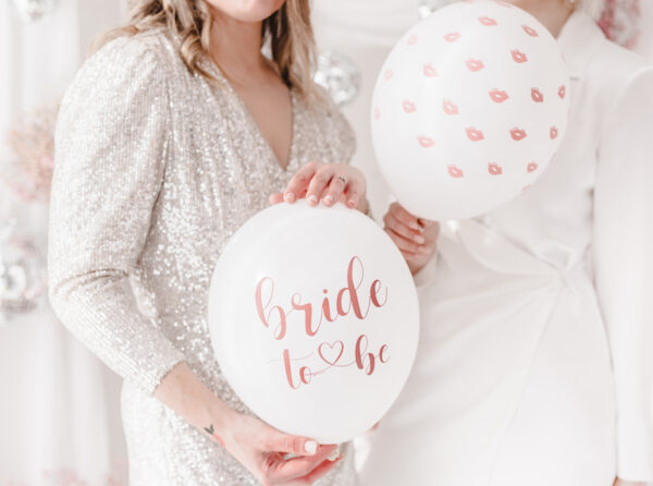 Luftballon-Set JGA "Bride to be" 6 Stk.