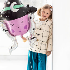 Folienballon Hexe 73x101cm Halloween Party Kinder