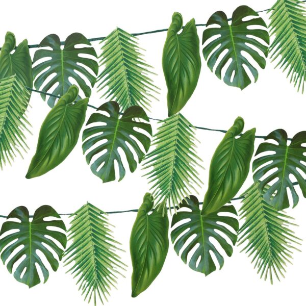 Tropische Palmenblätter Girlande 1.5m