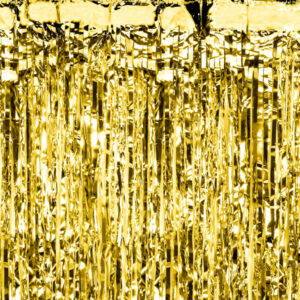 Partyvorhang Gold 90x250cm