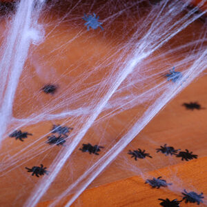 Konfetti Halloween Spinnen Schwarz 15g