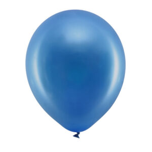 Luftballon Blau Metallic 30cm