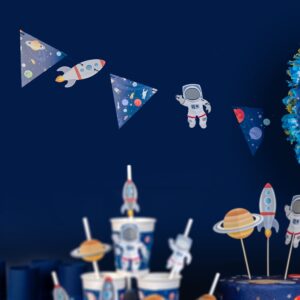 Girlande Weltraum / Astronaut Party Eco 3m