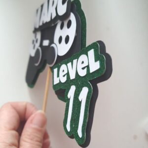 Cake Topper Game Party Level Up personalisierbar