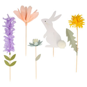 Meri Meri Kuchentopper Hase und Blumen
