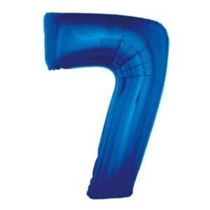 Dieser XL Zahl 7 Folienballon in Blau ist die ideale Ergänzung für deine Raum Dekoration für die Geburtstagsparty. Er ist heliumgeeignet.