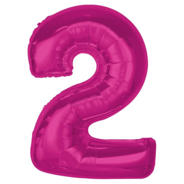 Dieser XL Zahl 2 Folienballon in Pink ist die ideale Ergänzung für deine Raum Dekoration für die Geburtstagsparty. Er ist heliumgeeignet.