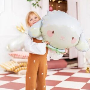 Der Supershape Folienballon Schaf ist das Highlight deiner Bauernhof-Party. Mit einer Größe von 87 x 57,5 cm ist er ein echter Hingucker!