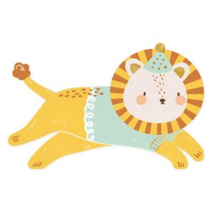 Feiere den Geburtstag deines Kleinen stilvoll mit dieser süsse Löwen Serviette. 2-lagig, niedlich und praktisch. Jetzt bestellen!