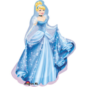 Dieser Folienballon hat die Form der beliebten Disney Prinzessin Cinderella. Er ist ein richtiger Hingucker auf der Party und wird das Geburtstagskind garantiert begeistern!