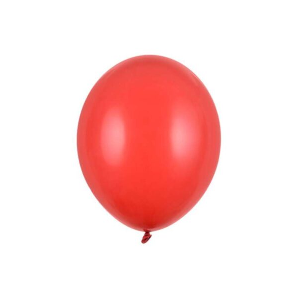 Dieser Pastell Luftballon in rot hat einen Durchmesser von 12cm und besteht aus Latex. Dieser Luftballon ist Heliumgeeignet. Ideal für deine Party Deko.