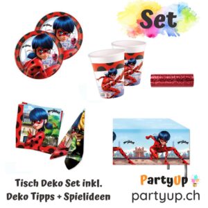 miraculous ladybug party set