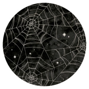 Stelle deine Halloween-Leckereien stilvoll auf unserem Spinnennetz Teller zur Schau, ideal für die Halloween oder Wednesday-Party. Individuelle Mengenwahl möglich.