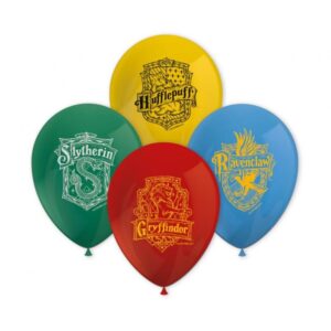 Bringe Hogwarts zu deiner Party mit diesem 8-teiligen Harry Potter Luftballon-Set. Mit Wappen der vier Häuser und in deren charakteristischen Farben.