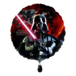 Ergänze deine Star Wars-Party mit diesem imposanten Folienballon. Mit einem Durchmesser von ca. 46 cm und einem Darth Vader-Aufdruck.