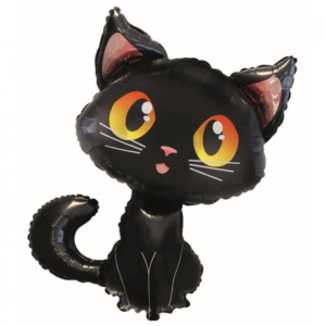 Verleihe deinem Fest mit unserem Folienballon schwarze Katze einen tierischen Touch. Gross, schwarz und bereit, für Freude zu sorgen – bei jedem Anlass!