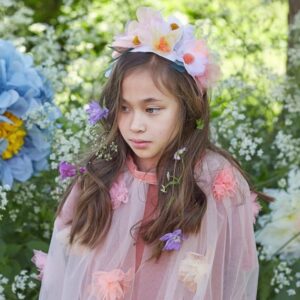 Verwandle jeden Tag in ein Blumenmärchen mit dem Meri Meri Blumenstirnband für Kinder – ein traumhaftes Accessoire für Partys und besondere Momente!