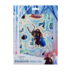 Bringe magischen Spass auf deinen Kindergeburtstag mit dem Frozen Sticker Fun Glitzer Metallicstickerbogen – perfekt als Mitgebsel oder Geschenkidee.