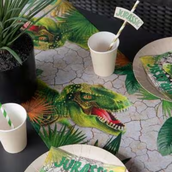 Feiere eine dinotastische Party mit unserem PartyUp Dinosaurier T-Rex Deko Set! Hiermit wird dein Kindergeburtstag zum prähistorischen Abenteuer.