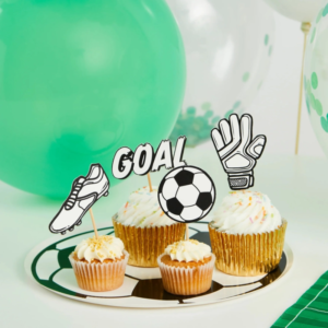 Feiere jedes Tor stilvoll mit unseren Fussball Snack Picker! Ideal für Snacks und Muffins bei deiner nächsten Fussballparty. Hole sie dir jetzt für die EM oder WM!