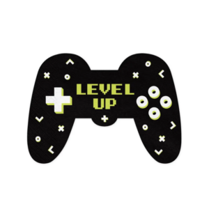 Gaming Party-Servietten, 12 Stk., 11x16 cm – Coole Servietten im Game-Controller-Design. Perfekt für Videospiel-Mottopartys und Gamer-Events.