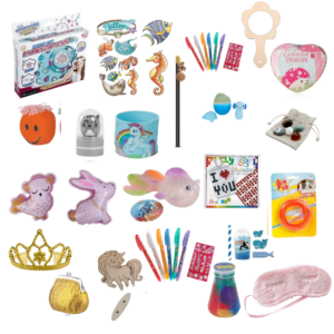 Last Minute Adventskalender für Mädchen - Set mit 24 hochwertigen Geschenken für Girls im Alter zwischen 5 und 8 Jahren, zum selber befüllen.