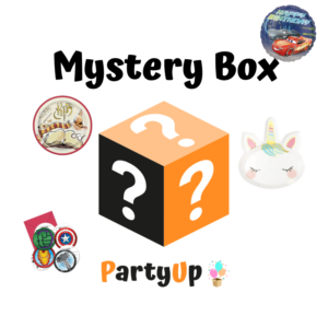 Wenn du dich gerne überraschen lässt, dann ist unsere PartyUp Mystery Box zum Thema Kindergeburtstag die perfekte Wahl, wähle einfach dein Motto aus.